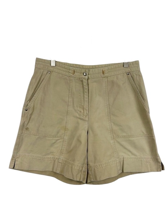 Ralph Lauren Pants - Ralph Lauren Beige Cotton Bermuda Shorts SIze 10 VTG 100% Cotton